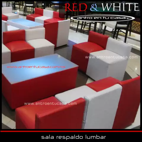 salitas lounge rojo blanco